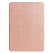 Knygos tipo dėklas iLike  Galaxy Tab S7 FE 12.4 Tri-Fold Eco-Leather Stand Case Rose Gold
