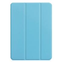 Knygos tipo dėklas iLike  Galaxy Tab S9 FE Plus Tri-Fold Eco-Leather Stand Case Sky Blue