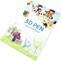 Kitas produktas iLike  S6 Painting Book for 3D Printing Pen figure creation and learning 40 Patern