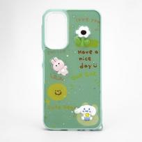 Nugarėlės dėklai iLike Samsung Galaxy A15 EPOXY CARTOON COVER Light Green