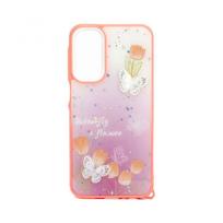 Nugarėlės dėklai iLike Samsung Galaxy A15 EPOXY CARTOON COVER Light Pink