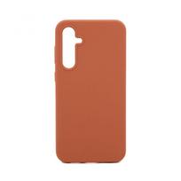 Nugarėlės dėklai Evelatus Samsung Galaxy S23 FE Premium Soft Touch Silicone Case Saddle Brown