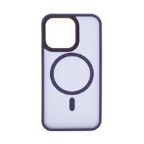 Nugarėlės dėklai Evelatus Apple iPhone 14 Pro Max Hybrid Case With MagSafe PC+TPU Deep Purple