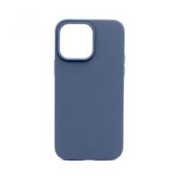 Nugarėlės dėklai Connect Apple iPhone 14 Pro Premium Magsafe Soft Touch Silicone Case New Function Midnight Blue