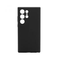 Nugarėlės dėklai Connect Samsung Galaxy S24 Ultra Premium Quality Magnetic Soft Touch Silicone Case Black