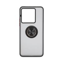 Nugarėlės dėklai iLike Xiaomi Redmi Note 13 5G Hybrid Case With Ring Black