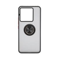 Nugarėlės dėklai iLike Xiaomi Redmi Note Pro 13 5G Hybrid Case With Ring Black