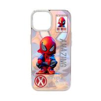 Nugarėlės dėklai iLike Apple iPhone 15 PC Silicone Case Spider Boy