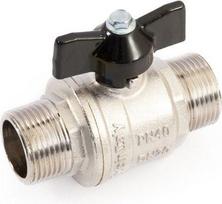 Ball valve MM 1'' with butterfly