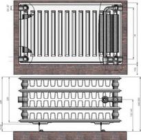 Radiator 44x200x1400 VCO Termolux
