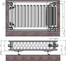Radiator 22x600x1400 VCO Termolux