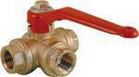 3-way ball valve 11/2'' T-type Rastelli