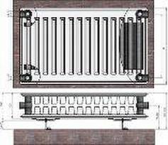 Radiator 22x500x400 Side connect.  Termolux