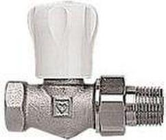 Straight manual radiator valve 1/2"HERZ