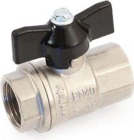 Ball valve FF 1'' with butterfly