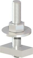 Oblique nut M10(set) for 30mm profile Niczuk