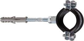 Clamp with rubber 3/4'' (26-30mm) Vorpa
