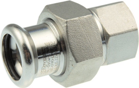 Press F union connector,KAN-therm Inox 35x1¼IG