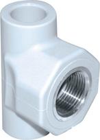 PP-R Tee Ø25-3/4''i-Ø25 Pipelife