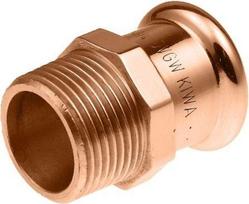 Press male connector CUpress 22 x ¾"