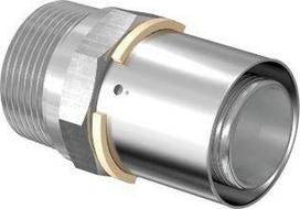 Coupling male 63x2" brass, Uponor