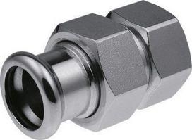 Female union connector 18x1/2''  (Steel) KAN-ther