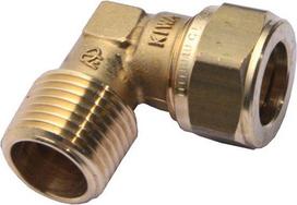 Compression male elbow 18x1/2 M