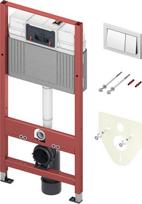 TECEbase toilet set (9400406) with TECEbase chrome