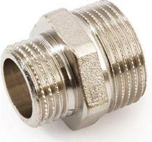 Reduced nipple 1/2''-3/8'' chrome