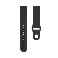 Dirželis Connect  20mm Silicone Loop Watch Strap (S/M 110mm) Black