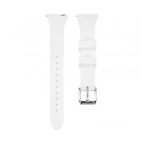 Dirželis Connect  20mm T-buckle Silicone Loop Watch Strap (130mm M/L) White