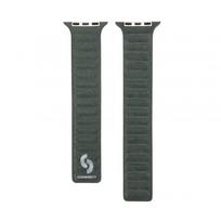 Dirželis Connect  Watch 42/44/45mm Fine woven twill magnetic chain Watch Straps Green