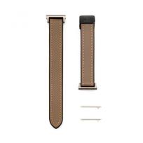 Dirželis Connect  20mm Silicone Leather Watch Strap with Magnetic Wine Red