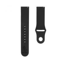 Dirželis Connect  22mm Silicone Loop Watch Strap (S/M 110mm) Black
