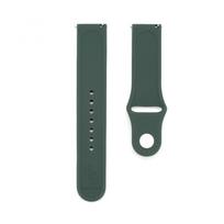 Dirželis Connect  20mm Silicone Loop Watch Strap (S/M 110mm) Olive