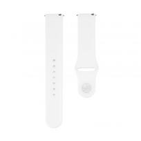 Dirželis Connect  22mm Silicone Loop Watch Strap (130mm M/L) White