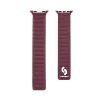 Dirželis Connect  Watch 42/44/45mm Fine woven twill magnetic chain Watch Straps Plum
