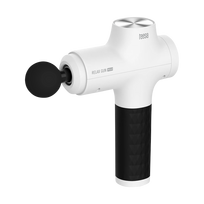 Grožio ir asmens priežiūros priemonės // Personal hygiene products // Pistolet do masażu TEESA RELAX GUN MG60, 8 nakładek, biały
