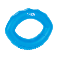 Sporto ir aktyvaus poilsio // Sporto prekės ir įranga // Silikonowy ściskacz do rąk do rehabilitacji rąk, 0 - 14 kg , niebieski , REBEL ACTIVE