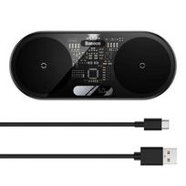 Baseus Digital LED Display Wireless Charger with Type-C Cable 20W
