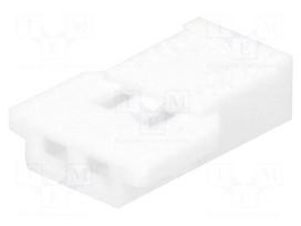 Connector: wire-wire | plug | female | PIN: 2 | straight | crimped | 2mm