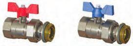 Ball valves set for unit TM3-R