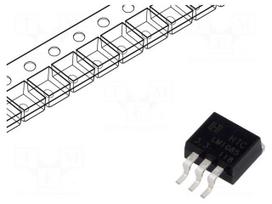 IC: voltage regulator | LDO,fixed | 3.3V | 3A | TO263-3 | SMD | LM1085