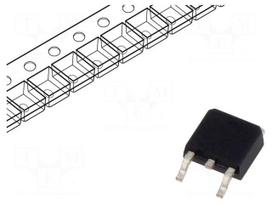 IC: voltage regulator | LDO,fixed | 3.3V | 1A | TO252 | SMD | LM1117 | Ch: 1