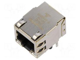 Connector: RJ45 | socket | PIN: 8 | Cat 5e | shielded,with LED | 8p8c