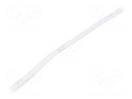 Insulating tube | silica fiber | white | max.1050°C | Øint: 3mm | SI