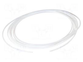 Hose | max.15bar | PTFE | 9mm | white | -70÷260°C