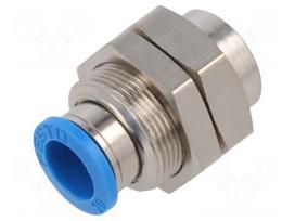 Push-in fitting | threaded,straight | -0.95÷6bar | Thread: G 1/4"