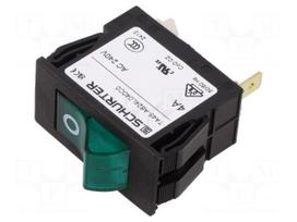 Circuit breaker | 4A | Poles: 1 | SNAP-IN | TA45 2P | 220÷240V | MCB