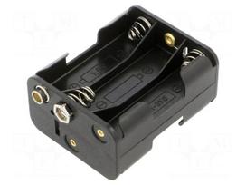 Holder | AA,R6 | Batt.no: 6 | 6F22 type | black